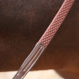 Shires Velociti LUSSO Opus Soft Grip Reins #colour_havana