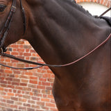 Shires Velociti LUSSO Opus SureGrip Reins #colour_havana