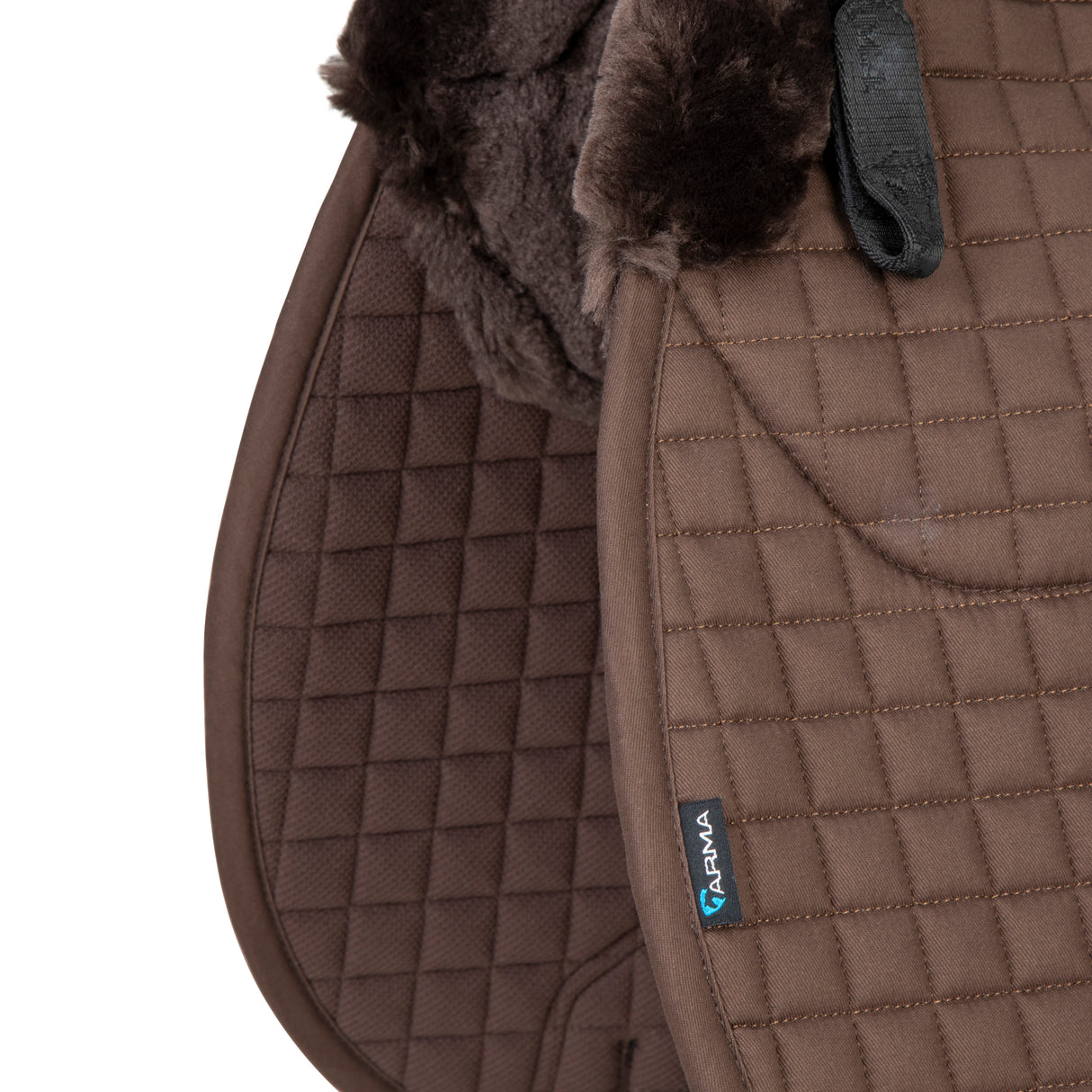 Shires ARMA SupaFleece Saddlecloth #colour_brown