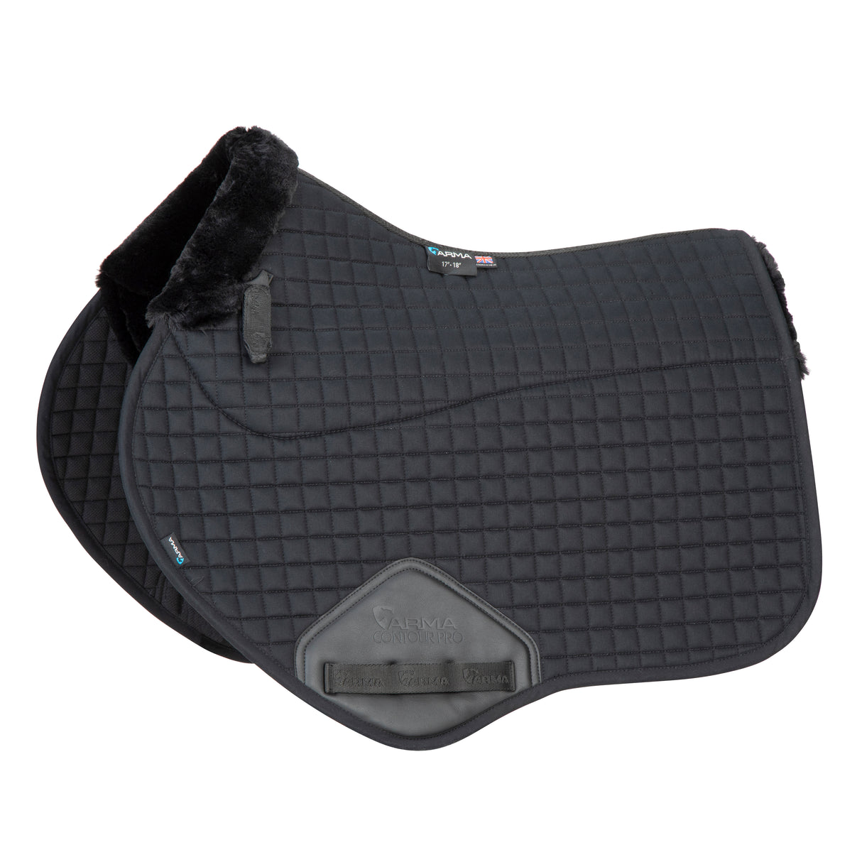 Shires ARMA SupaFleece Jump Saddlecloth #colour_black