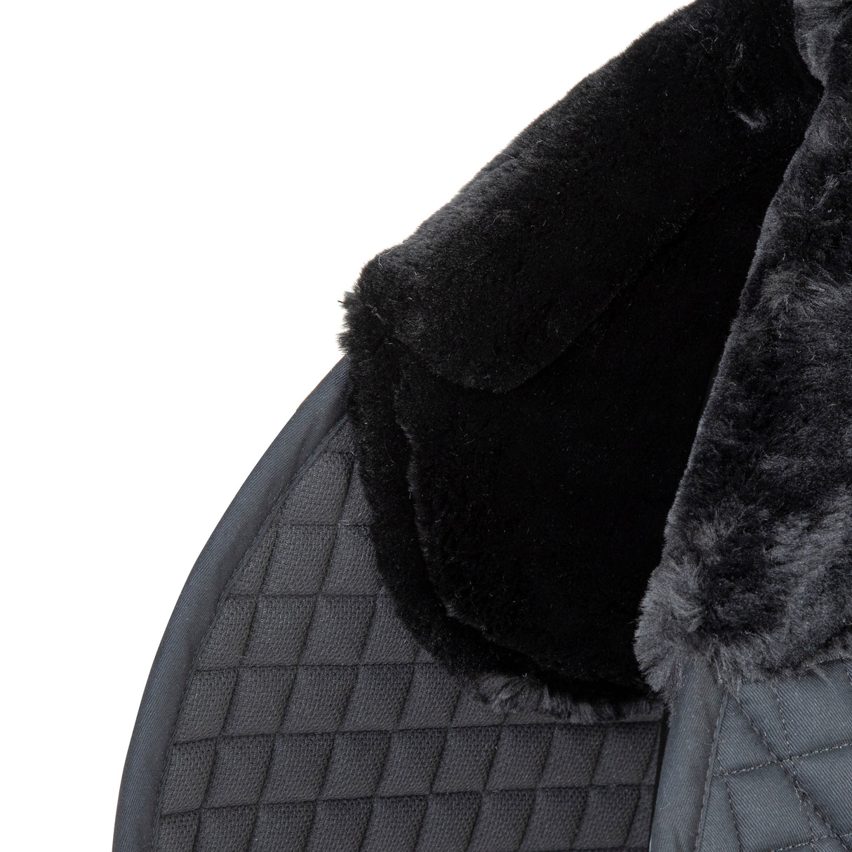 Shires ARMA SupaFleece Jump Saddlecloth #colour_black