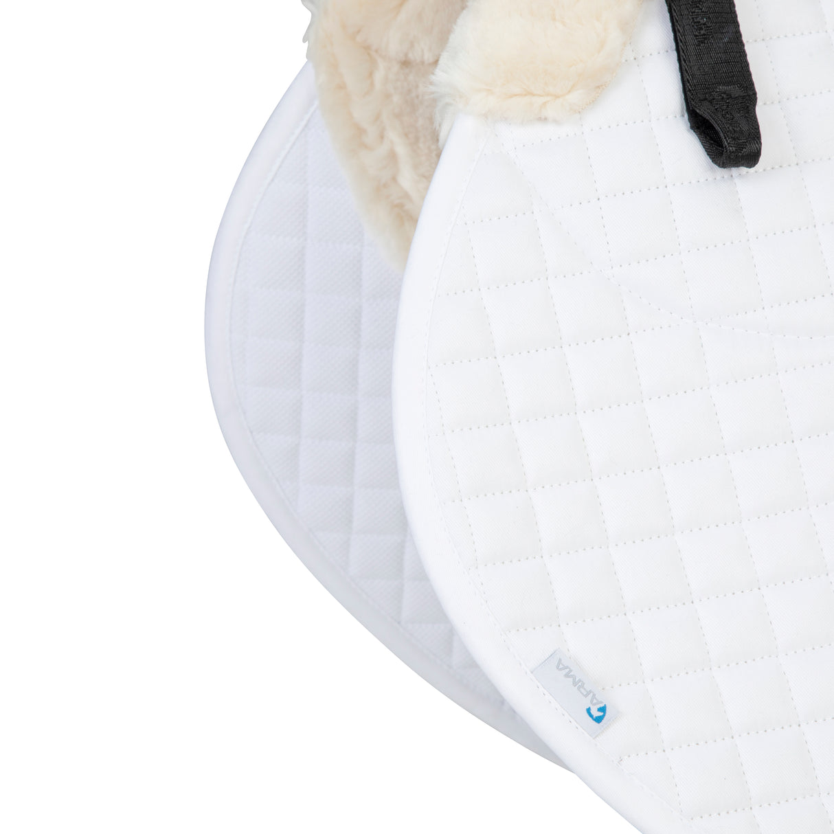 Shires ARMA SupaFleece Jump Saddlecloth #colour_natural