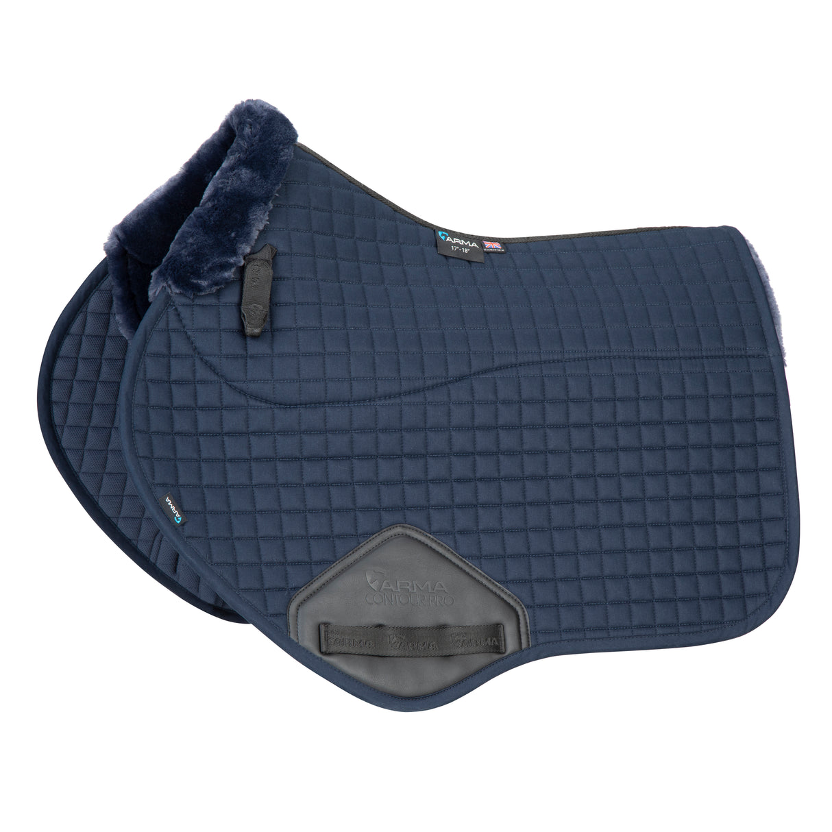 Shires ARMA SupaFleece Jump Saddlecloth #colour_navy