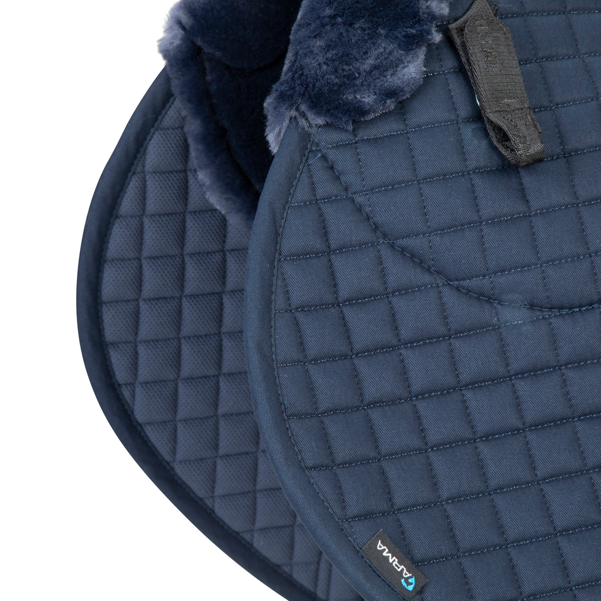 Shires ARMA SupaFleece Jump Saddlecloth #colour_navy