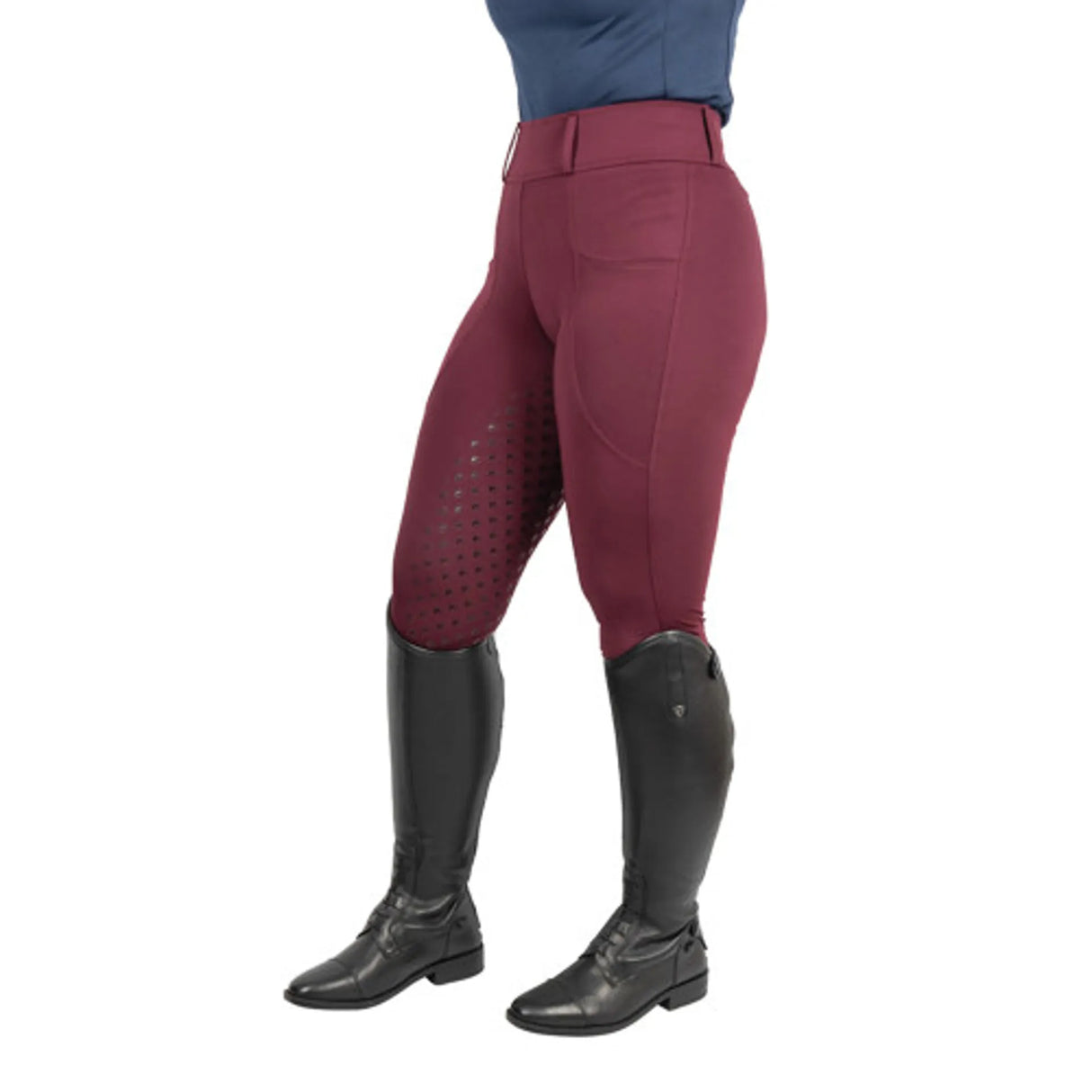 HyCONIC Children's Torrellas Riding Tights #colour_wine