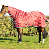 StormX Empra 300g Combi Stable Rug #colour_burgundy