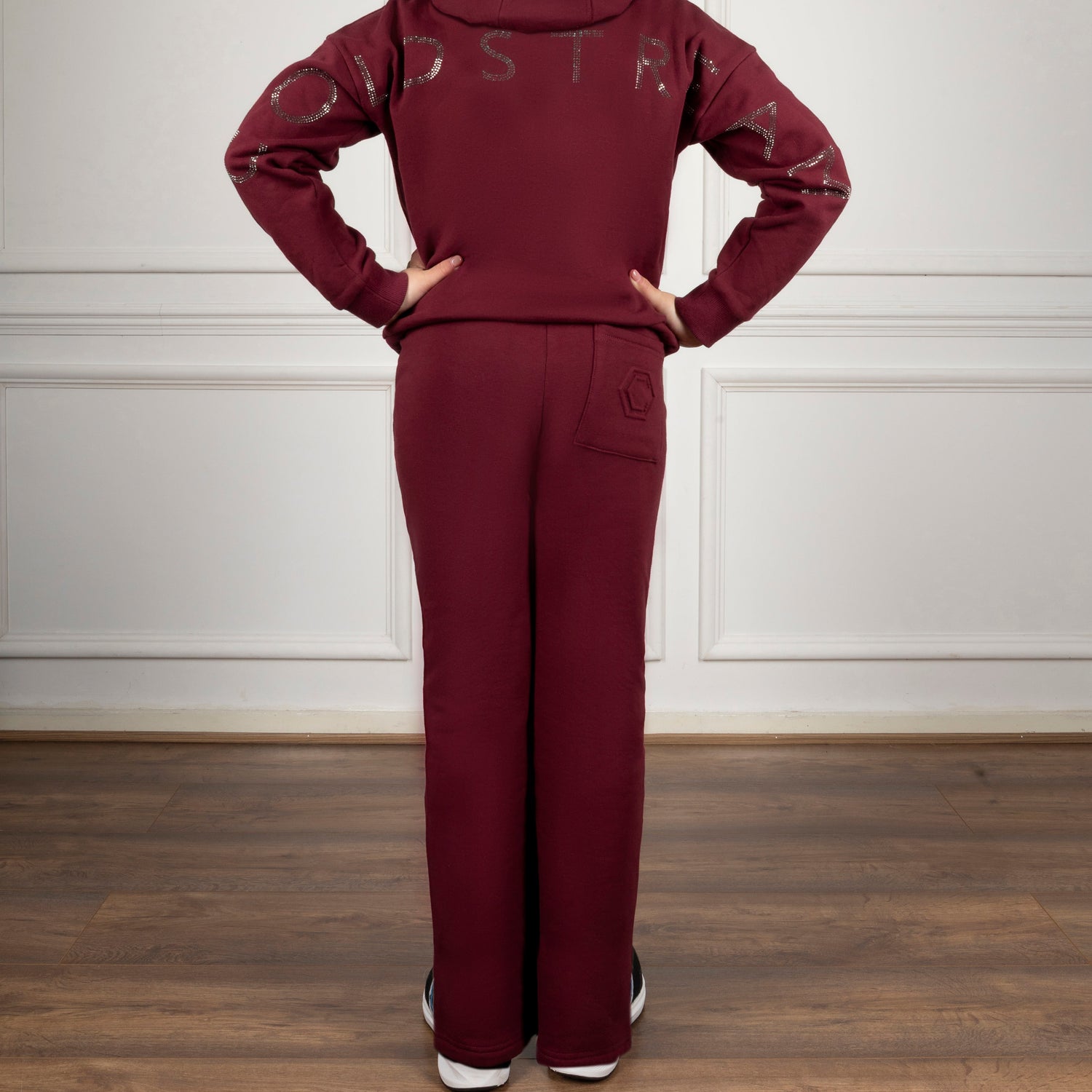 Coldstream Next Generation Cheswick Diamante Lounge Pants #colour_windsor-wine