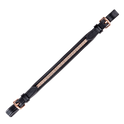 Waldhausen Saddle Handle with Rhinestones #colour_black-rose