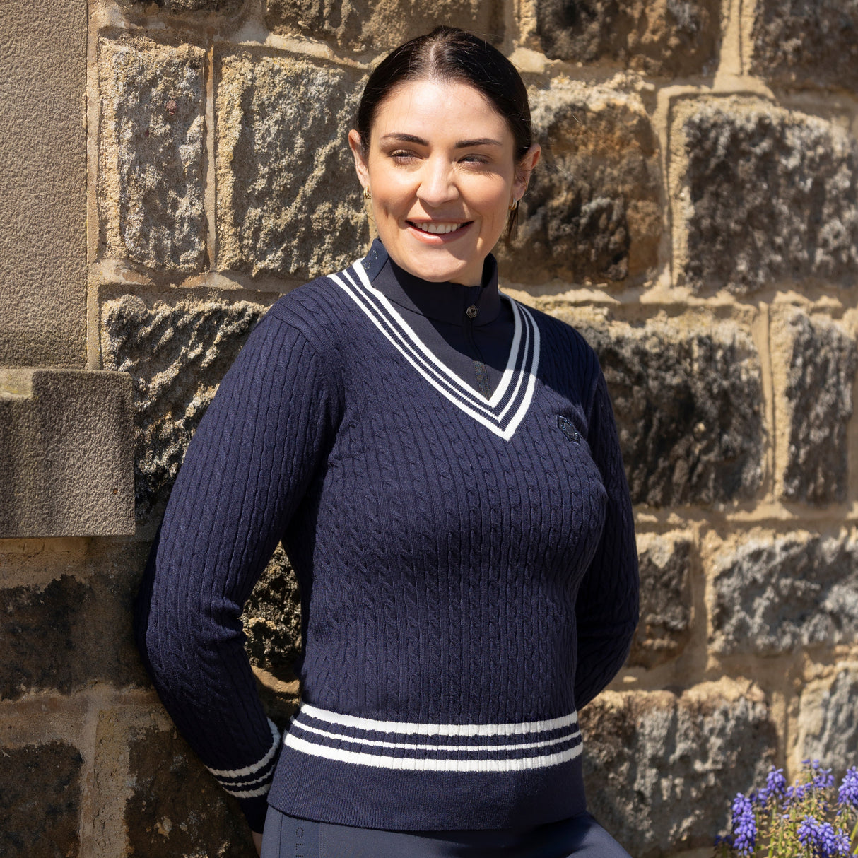Coldstream Horndean Knitted V-Neck Jumper