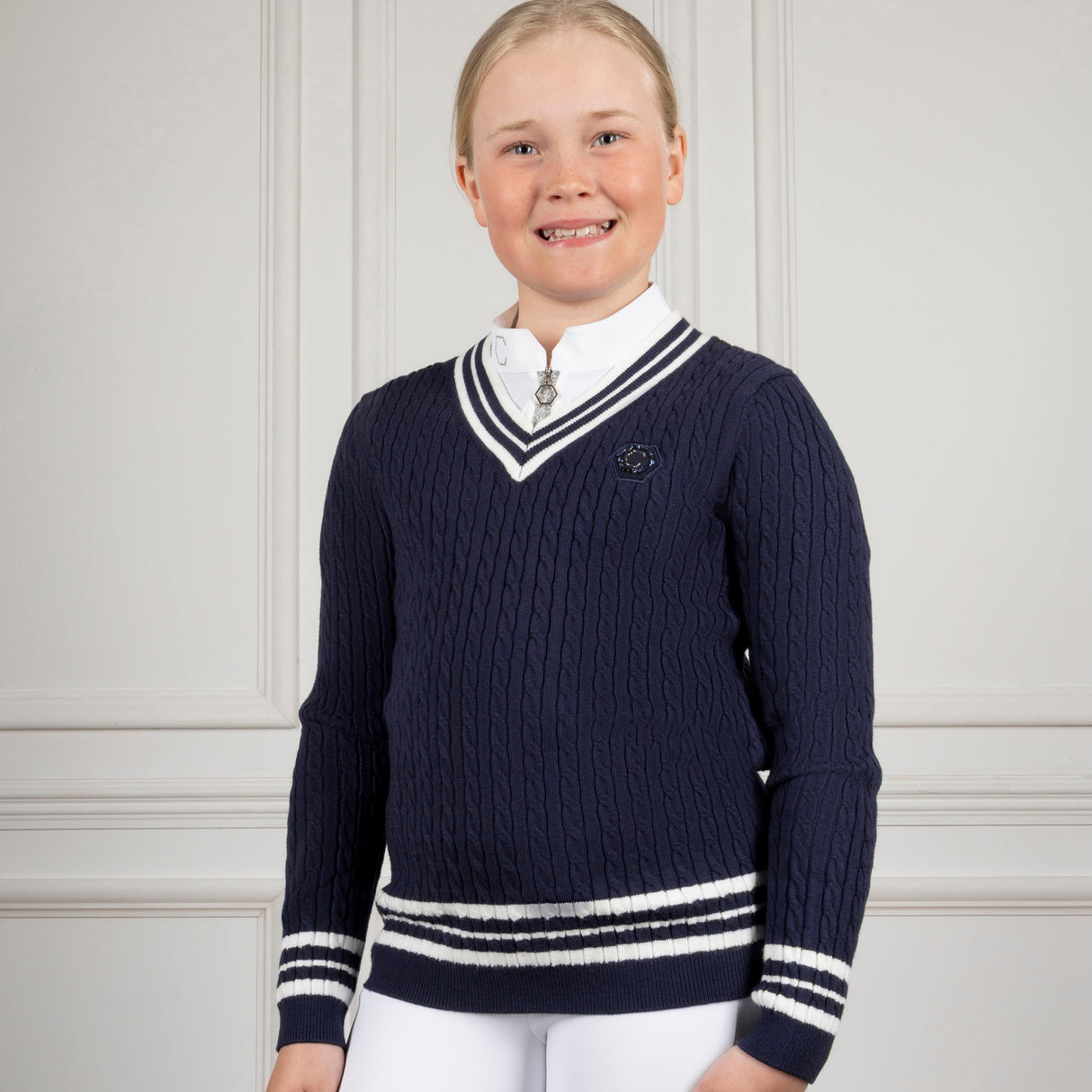 Coldstream Horndean Knitted V-Neck Jumper