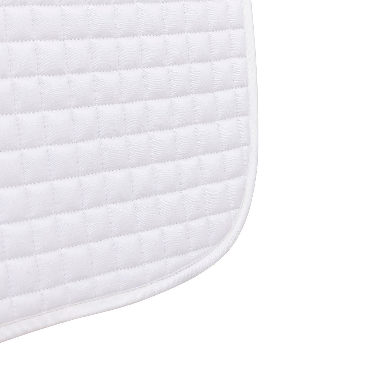Shires ARMA Deluxe Cotton Saddlecloth #colour_white