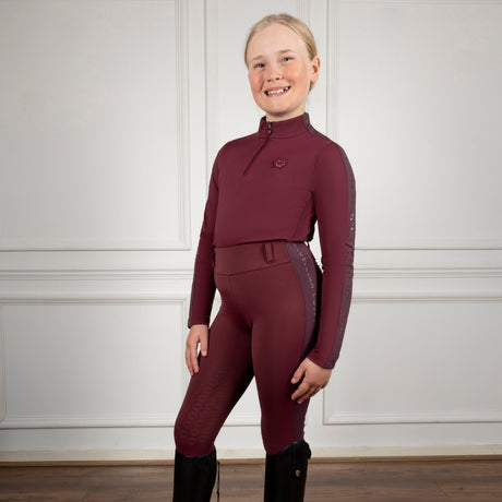 Coldstream Next Generation Cairncross Riding Tights #colour_windsor-wine