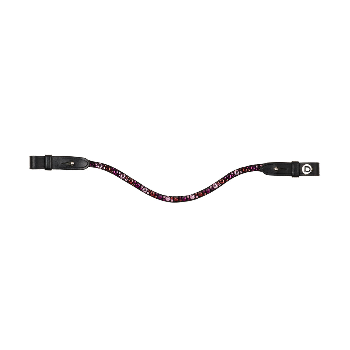 Dublin Ombre Diamante Leather Bridle Browband
