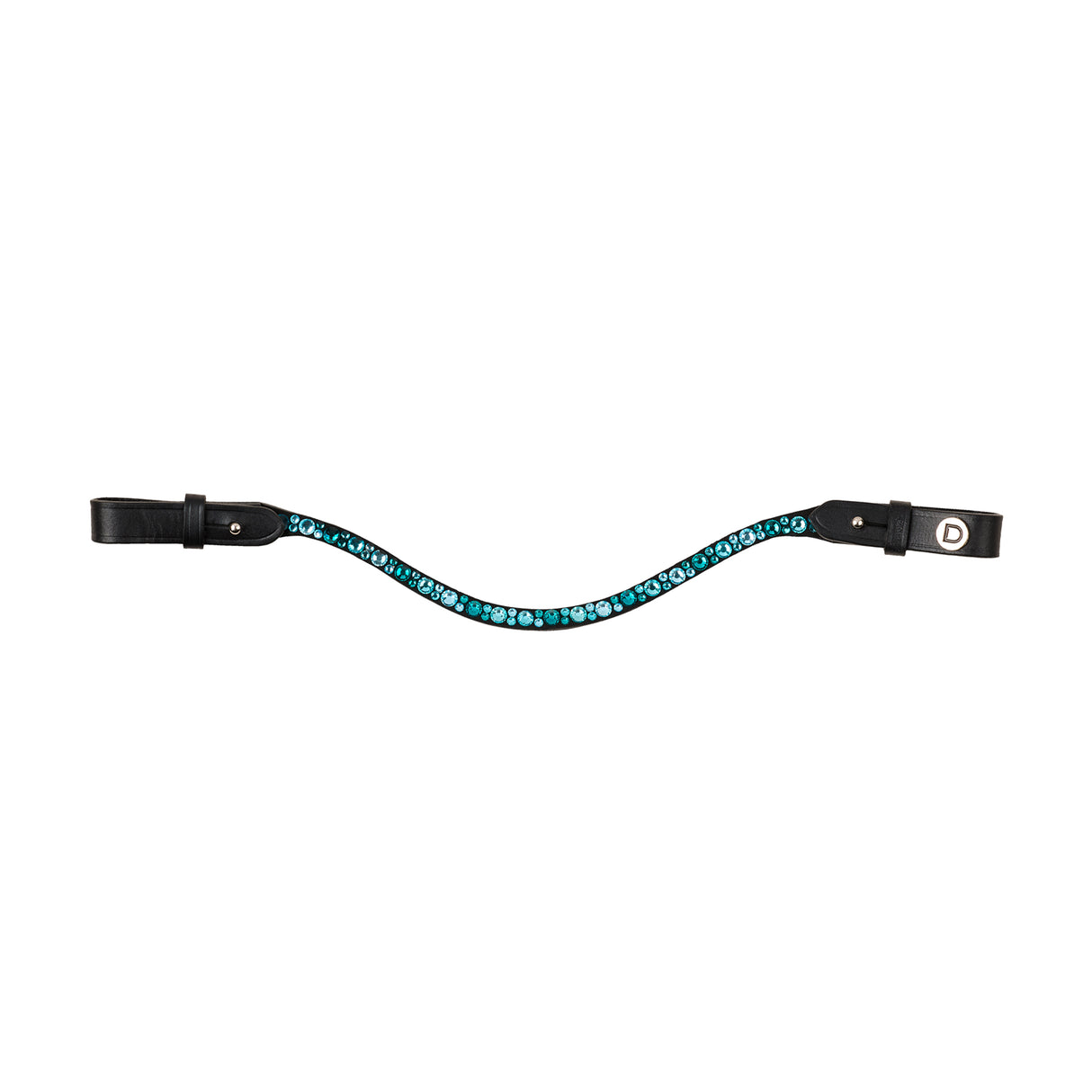 Dublin Ombre Diamante Leather Bridle Browband