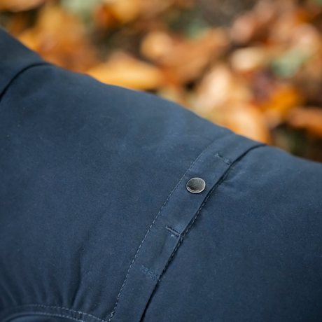 Horseware Ireland Newmarket Heritage Dog Coat #colour_navy-whitney-navy