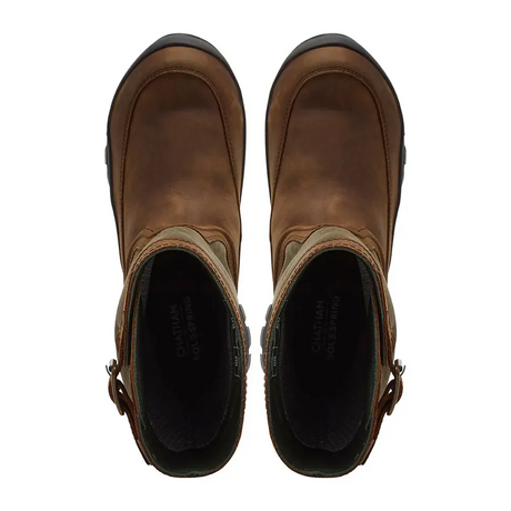 Chatham Windsor Waterproof Mid Calf Boots #colour_dark brown-green