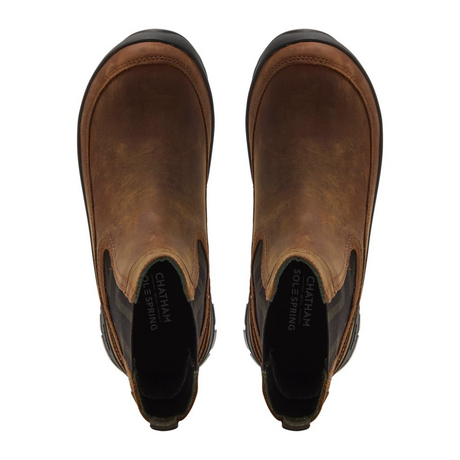 Chatham Ladies Badminton Waterproof Chelsea Boots #colour_tan