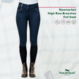Horseware Ireland Newmarket Full Seat High Rise Breeches #colour_newmarket-navy