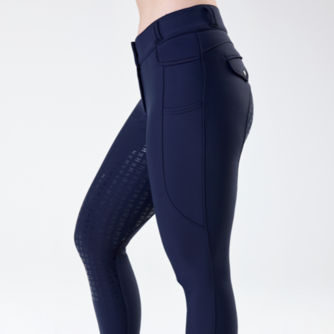 Horseware Ireland Flexfit Full Seat Winter Breeches #colour_core-navy