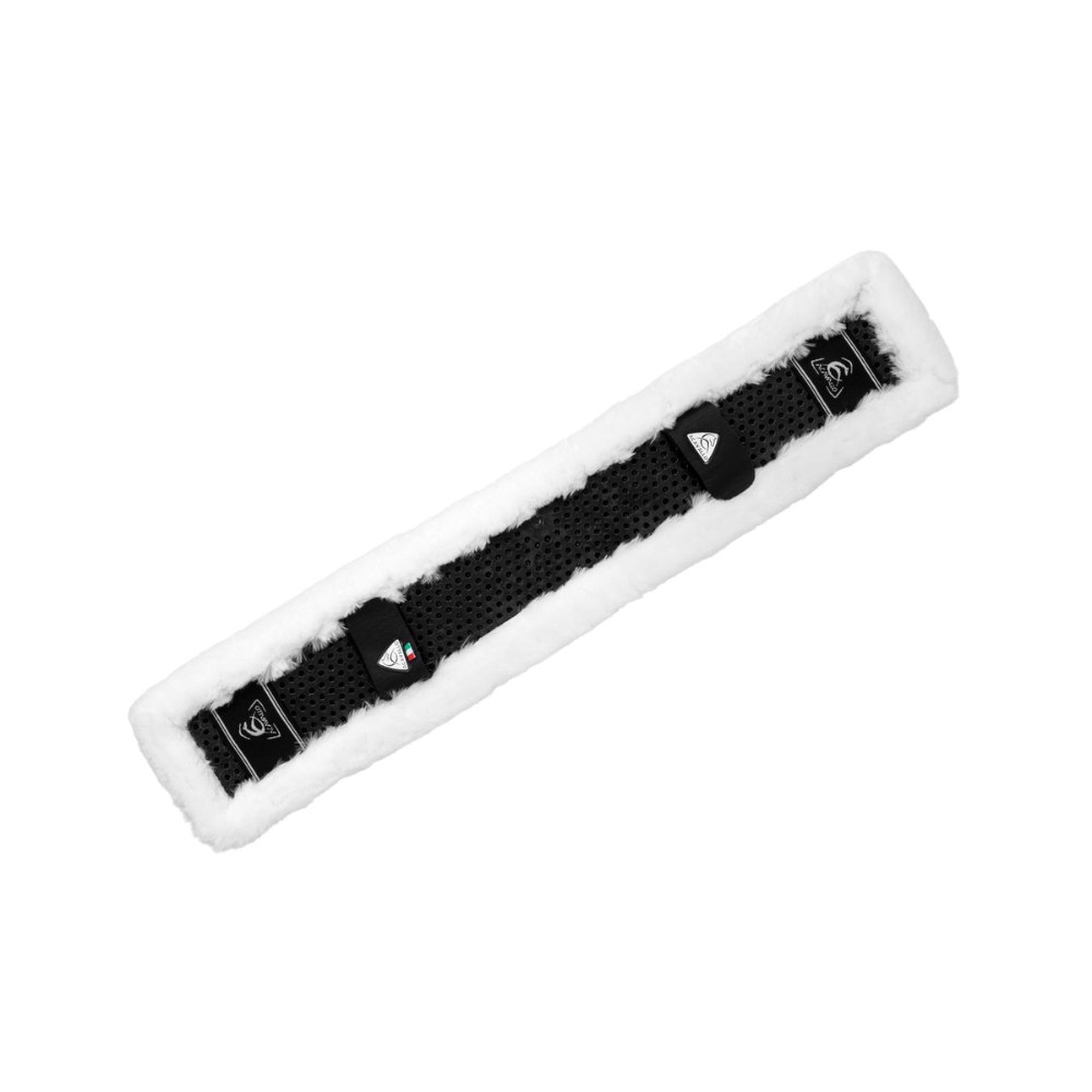 Acavallo Girth Sleeve Classic Gel Faux Sheepskin #colour_white
