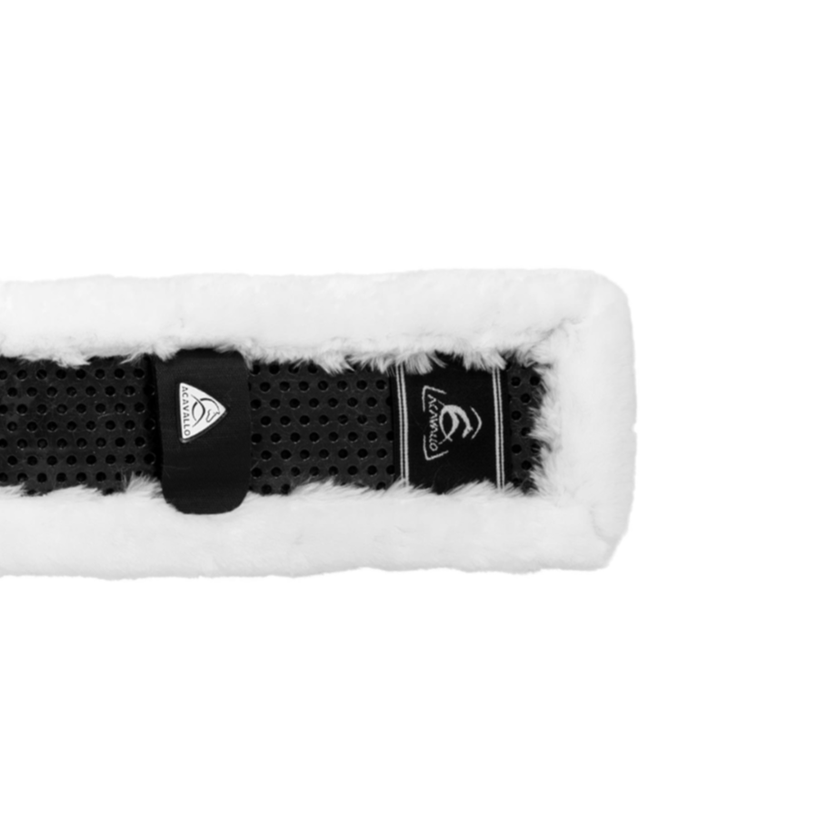 Acavallo Girth Sleeve Classic Gel Faux Sheepskin #colour_white