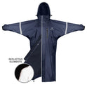 EQUIDRY Children's Thin Fleece Reflective Evolution #colour_navy