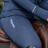EQUIDRY Women's Water Repellent Leggings #colour_navy-white