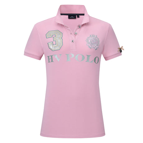 HV Polo Favouritas EQ Short Sleeve Polo Shirt #colour_pretty-pink