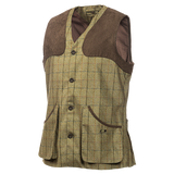 Baleno Milton Mens Tweed Shooting Vest #colour_check-khaki