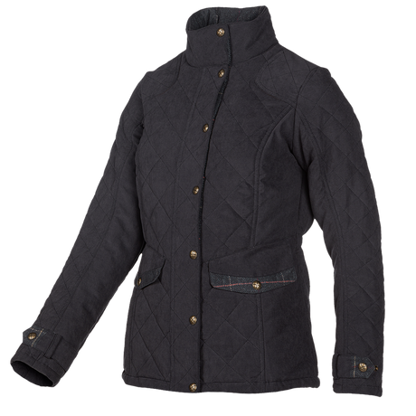 Baleno Halifax Fashionable Quilted Ladies Jacket #colour_navy-blue