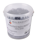 Waldhausen Extra Wide Rubber Plaiting Bands #colour_black