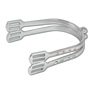 Waldhausen Ladies Crystal Spurs with Straps #colour_white