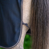 Waldhausen Economic Fleece Rug with Cross Surcingles #colour_night-blue