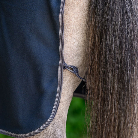 Waldhausen Economic Fleece Rug with Cross Surcingles #colour_night-blue