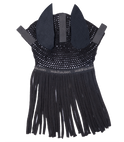 Waldhausen Fly Veil with Fringe #colour_black
