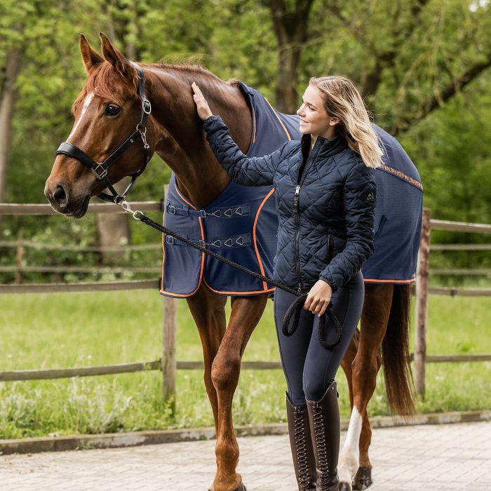 Waldhausen Cooler Fly-Summer Rug #colour_night-blue-orange