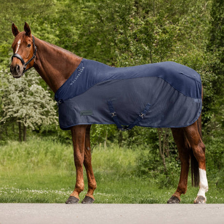 Waldhausen Comfort Fleece Fly Rug #colour_night-blue