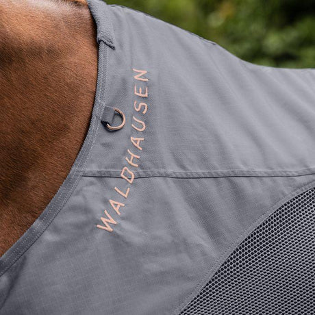 Waldhausen Comfort Rainsheet-Fly Rug #colour_grey