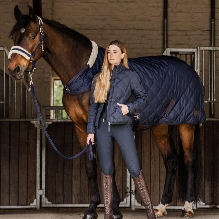 Waldhausen Exclusive Horsewalker Rug #colour_night-blue