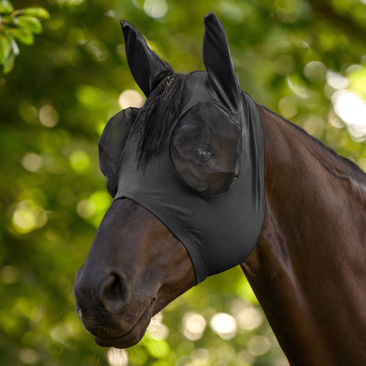 Waldhausen Fly Mask Puck Flex #colour_black