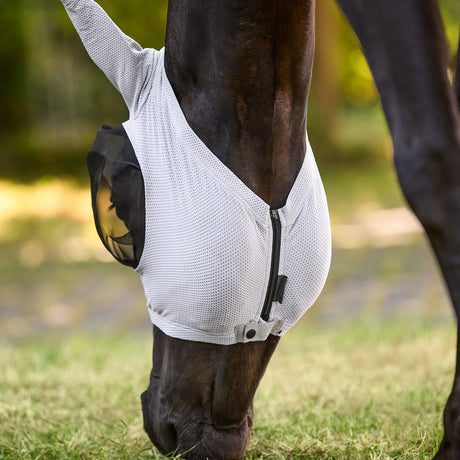 Waldhausen Fly Mask Puck Breath #colour_silver-grey