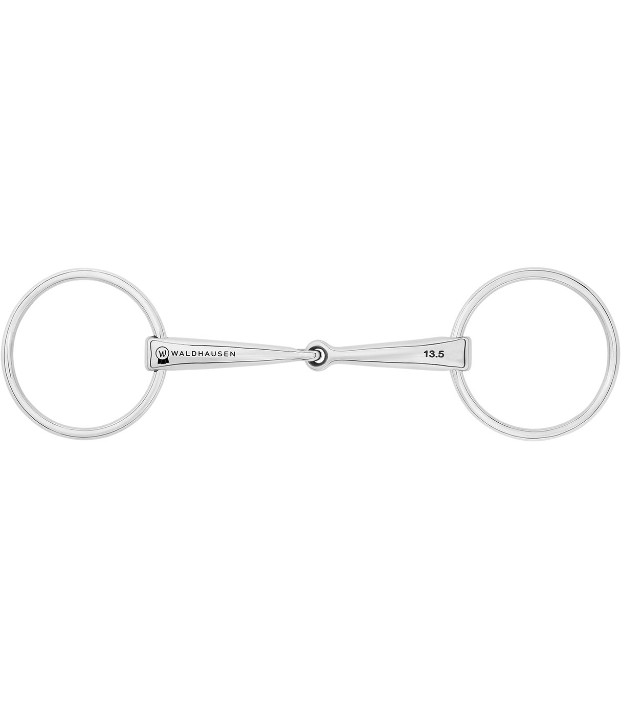 Waldhausen Single Jointed Stainless Steel Snaffle Bit