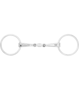 Waldhausen Double Jointed Stainless Steel Snaffle Bit