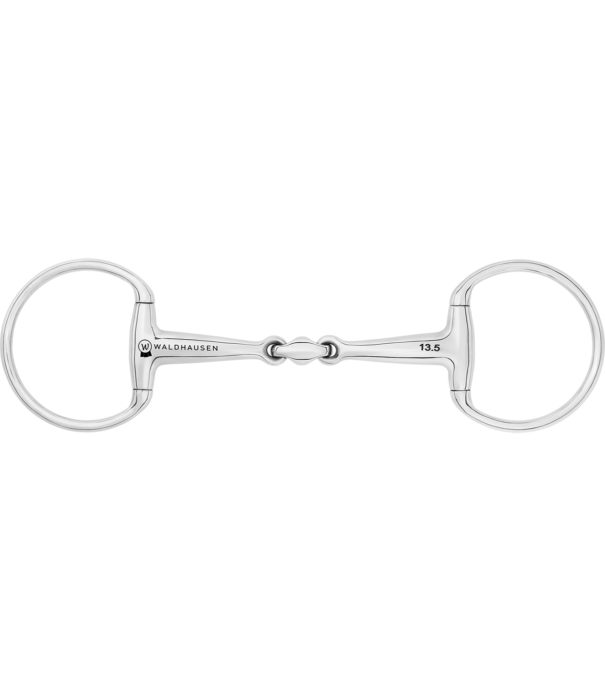 Waldhausen Double Jointed Stainless Steel Eggbutt Bit