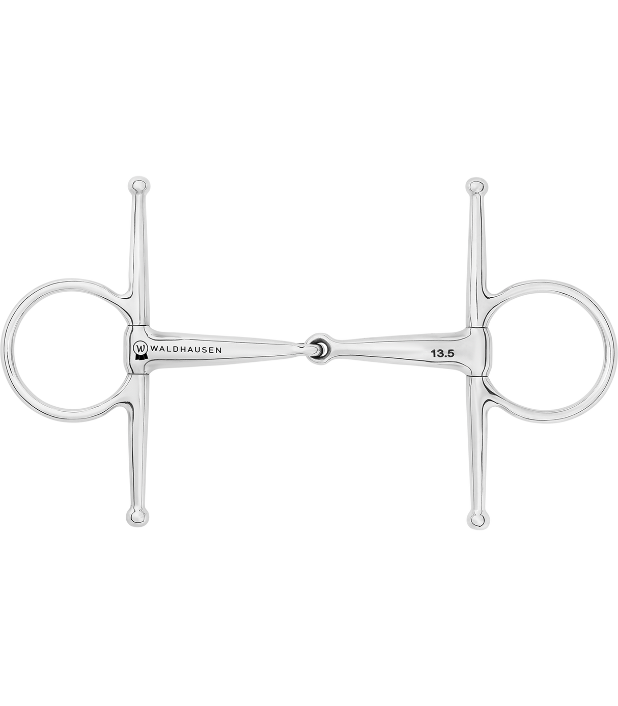 Waldhausen Single Jointed Stainless Steel Full Cheek Bit