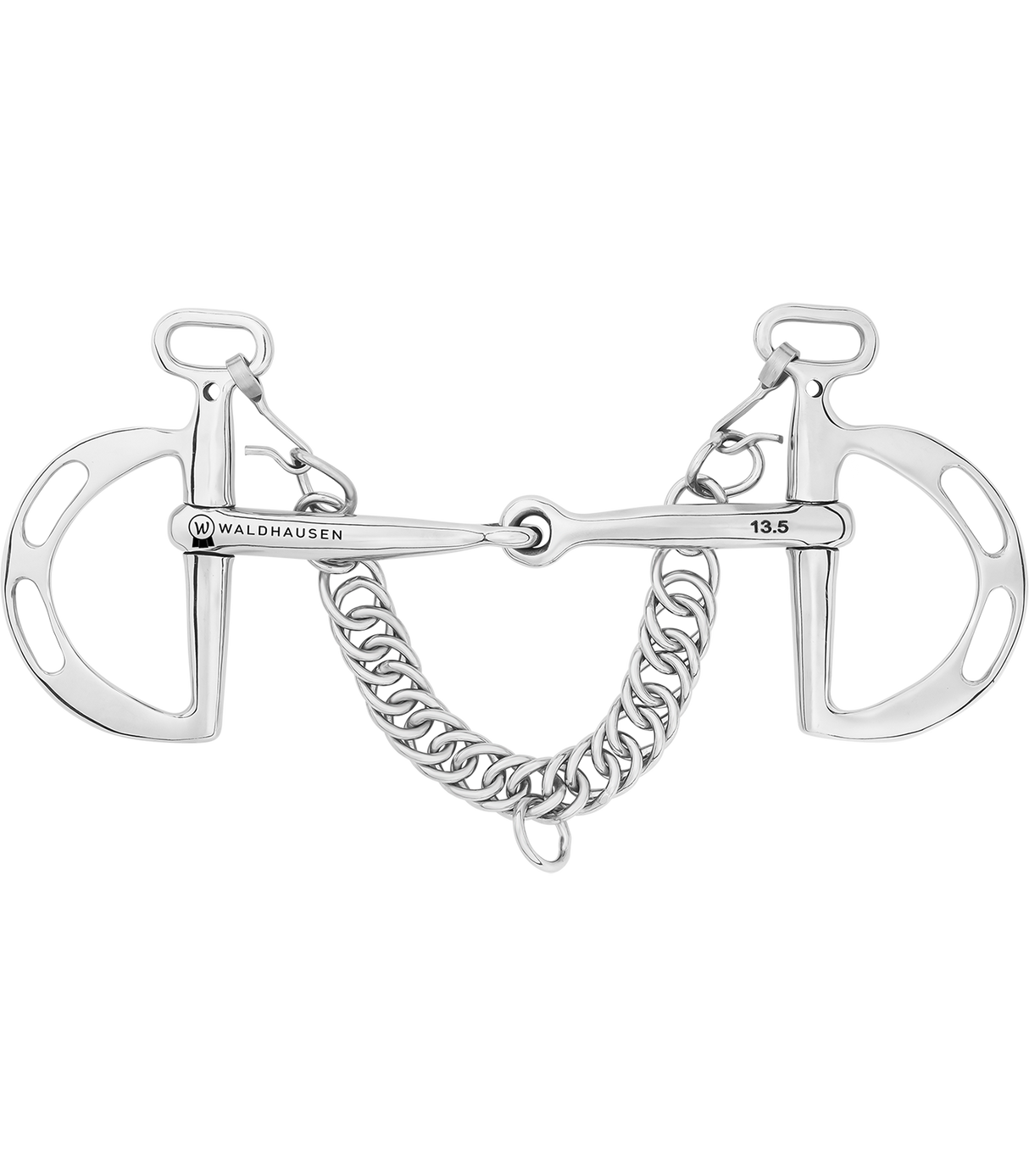 Waldhausen Single Jointed Stainless Steel Kimblewick Bit