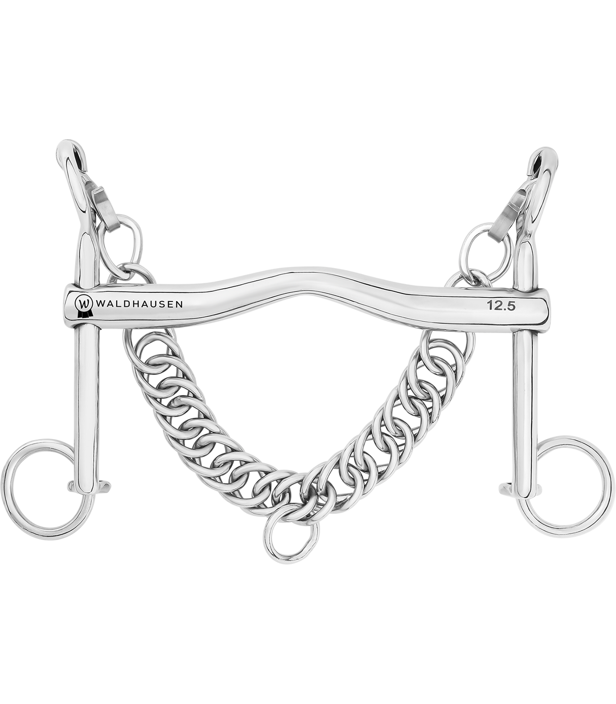 Waldhausen Stainless Steel Dressage Short Weymouth Bit