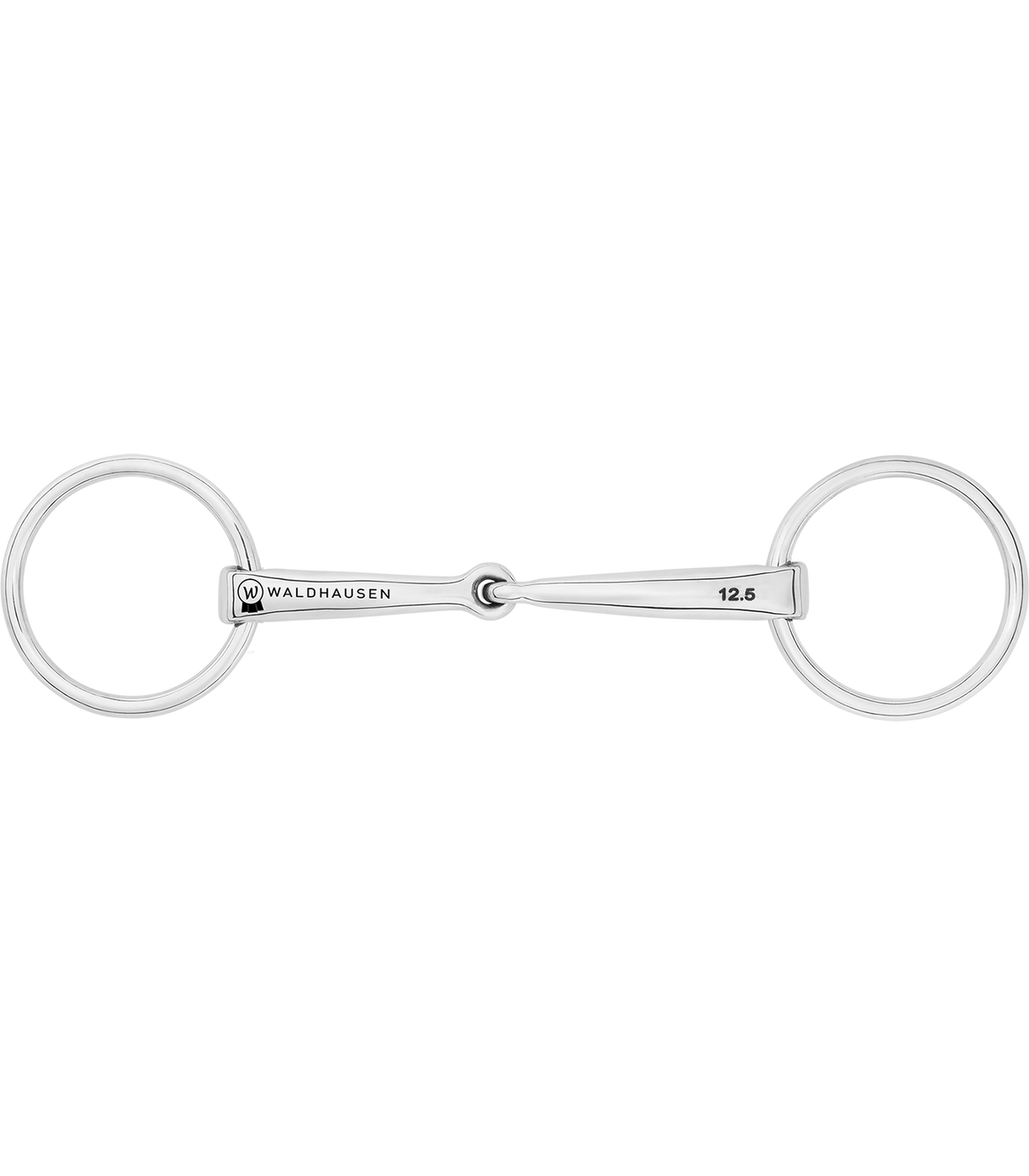 Waldhausen Single Jointed Stainless Steel Bridoon Bit