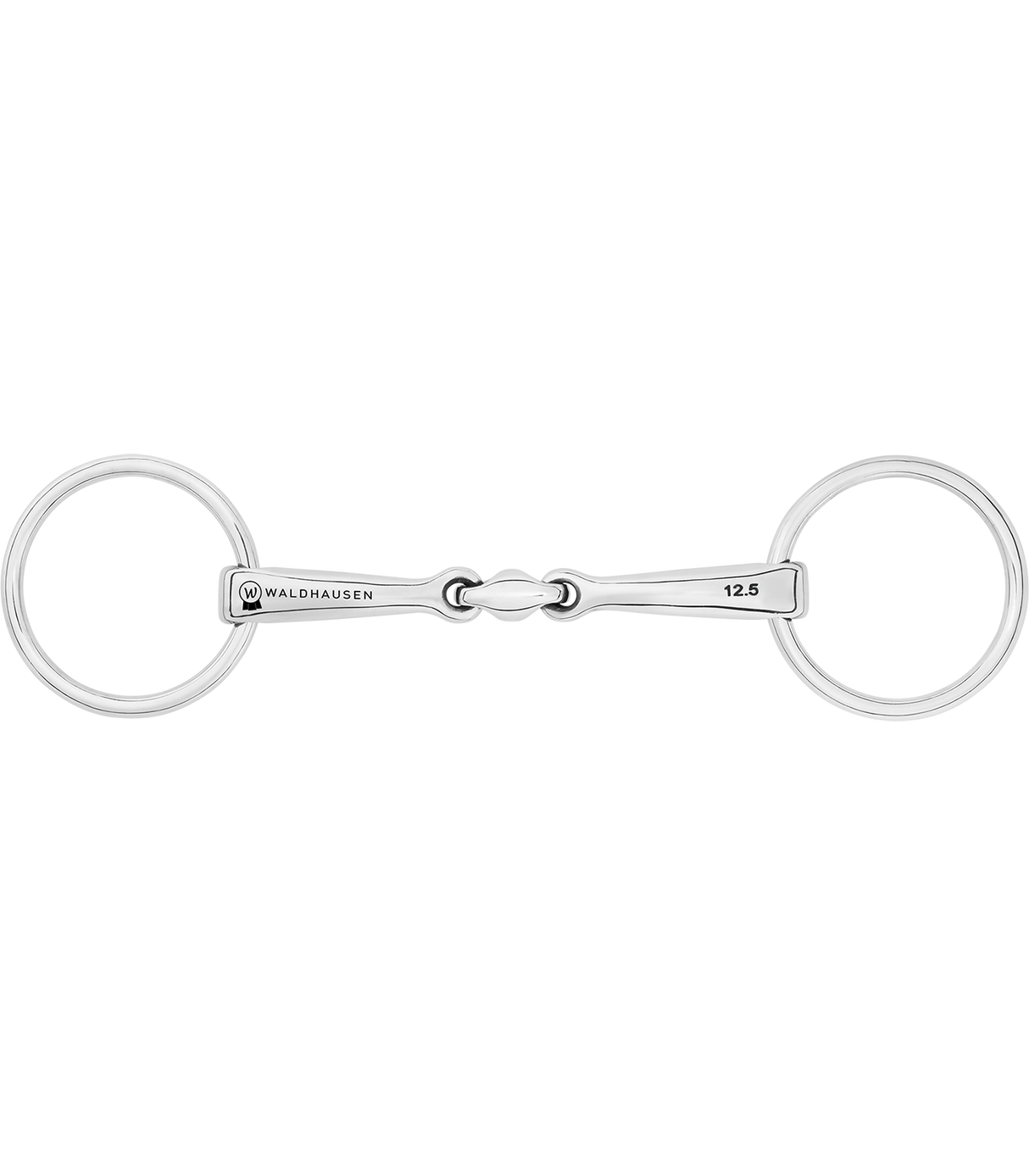 Waldhausen Double Jointed Stainless Steel Bridoon Bit