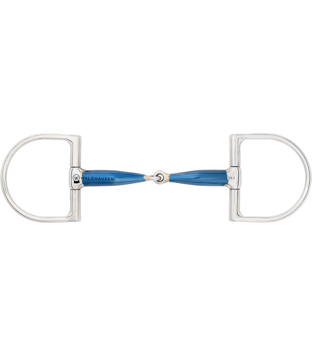 Waldhausen Single Jointed Sweet Iron D-Ring Bit